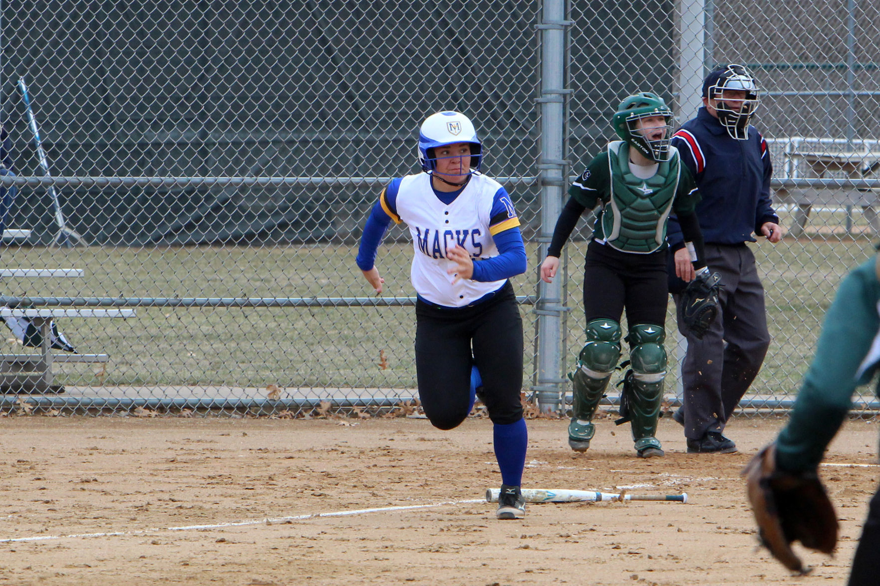 Fall Creek at McDonell softball 4-18-19